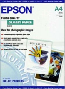 S041126 Epson Ярко-белая глянцевая бумага высокого качества, А4, 20 листов, 141 г/м2 ― Расходные материалы