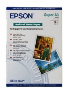 S041340  Epson Матовая архивная бумага, A3+, 50 листов, 192 г/м2 ― Расходные материалы