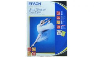 S041927 EPSON Ultra Glossy Photo Paper A4, 300г/м2, бумага 15листов ― Расходные материалы